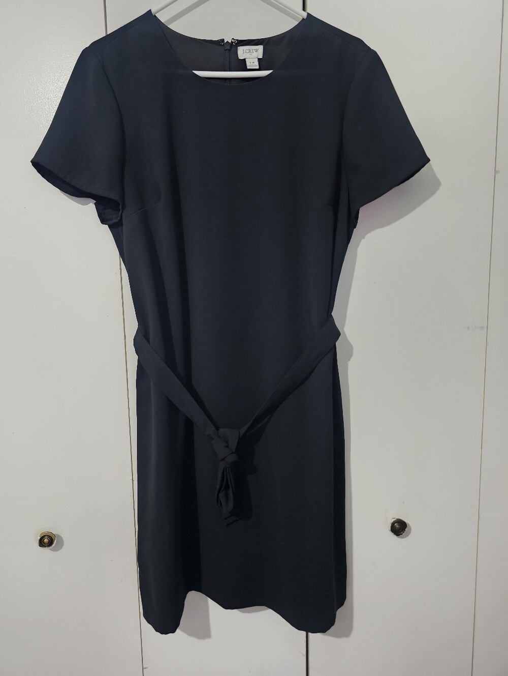 J. Crew Short-sleeve Sheath Black Dress Women’s Plus Size 14